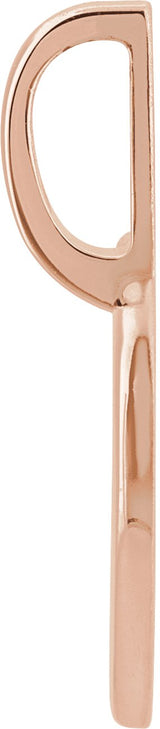 14K Gold Family is Forever Heart Pendant - Rose Gold - view 2