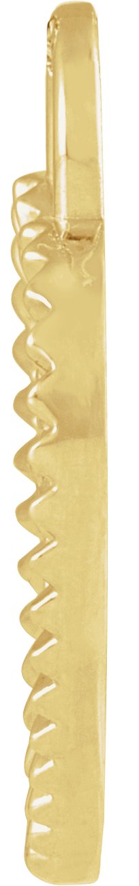 14K Gold St. Christopher Heart Medal Necklace or Pendant - Yellow Gold - view 2