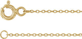 14K Gold Heart Anklet - view 3