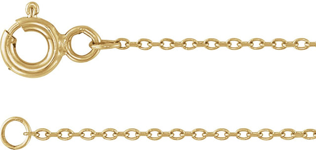 14K Gold Heart Anklet - view 3