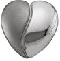 14K Gold Heart Pendant – 13x13mm - White Gold