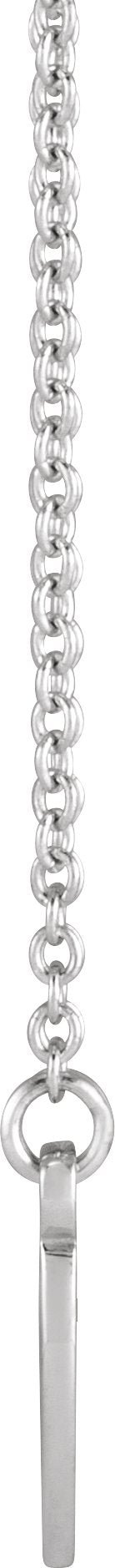 Platinum Engravable Family Heart Necklace - view 2