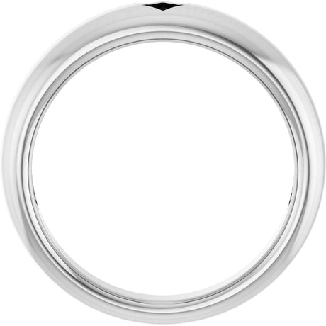 Platinum Pierced Heart Ring - view 2