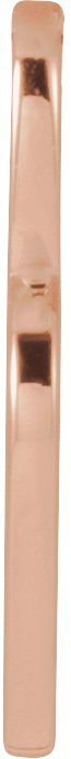 14K Gold Mama or Sister Heart Necklace or Pendant - Rose Gold - view 2