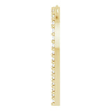 14K Gold Round Lab-Grown Diamond Accented Heart Necklace - Yellow Gold - view 6