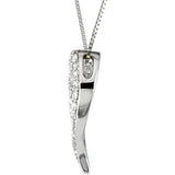 14K Gold Accented Heart Necklace - view 4