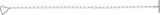 14K Gold Heart & Paperclip-Style Bracelet - White Gold - view 2