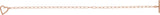 14K Gold Heart & Paperclip-Style Bracelet - Rose Gold - view 2