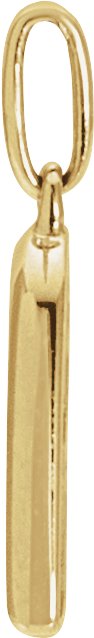 14K Gold Round Natural Diamond Pavé-Style Heart Necklace or Pendant - Yellow Gold - view 4