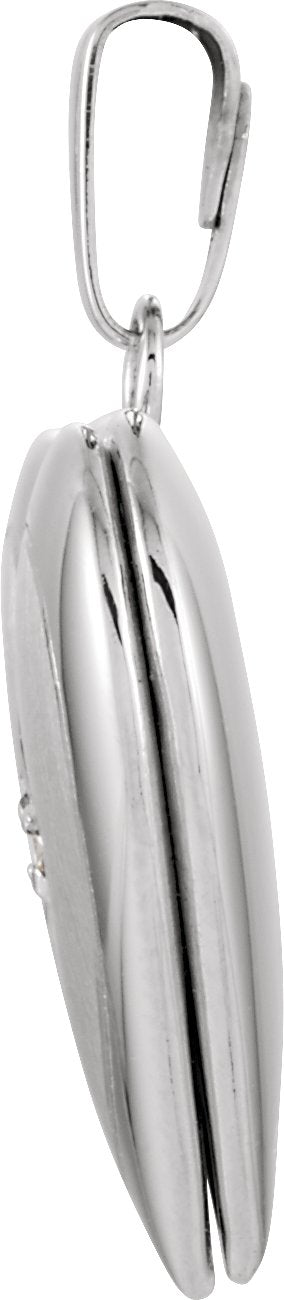 14K Gold Heart Locket - view 5