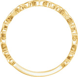 14K Gold Heart Ring VI - Yellow Gold - view 2