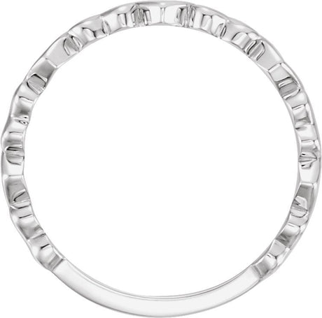 Platinum Heart Ring IV - view 2
