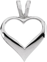 Platinum Heart Pendant II