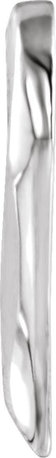 10K Gold Heart Slide Pendant – 16x15mm - White Gold - view 2