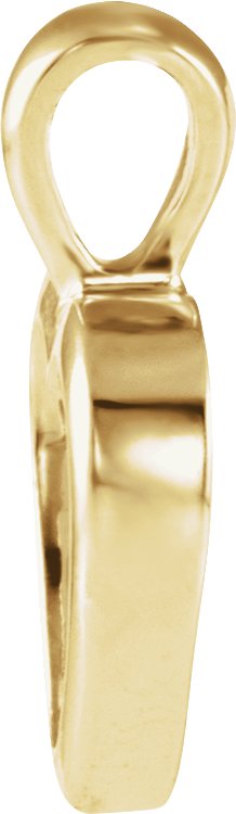 18K Gold Heart Pendant IV - view 2