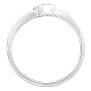 Platinum Heart Ring VII - view 2