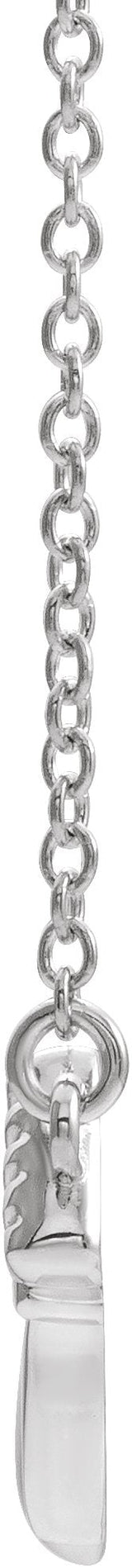 Platinum Claddagh Necklace - view 2