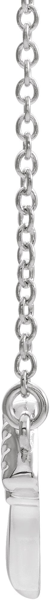 Platinum Claddagh Necklace - view 2