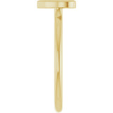 14K Gold Heart Ring VIII - Yellow Gold - view 4