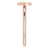 14K Gold Heart with Cross Ring - Rose Gold - view 4