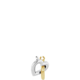 14K Gold Interlocking Heart Necklace - Two-Tone - view 3