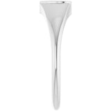 Platinum Heart Signet Ring - view 4
