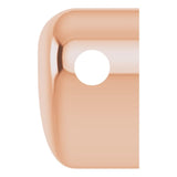 14K Gold Puffed Heart Necklace or Pendant - Rose Gold - view 3