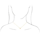 Platinum Engravable Heart Necklace - view 4