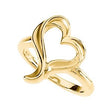 18K Gold Heart Ring II