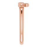 14K Gold Claddagh Ring - Rose Gold - view 4