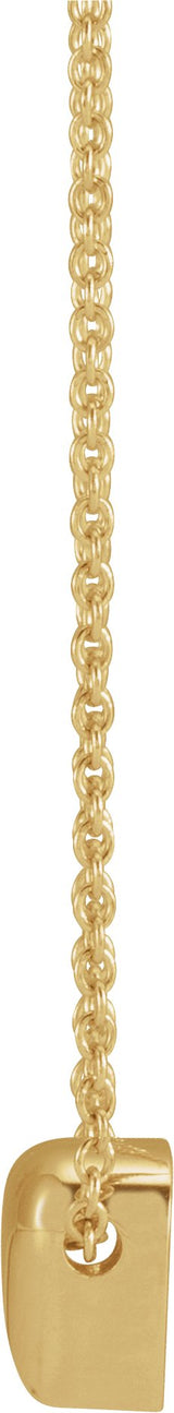 14K Gold Puffed Heart Necklace or Pendant - Yellow Gold - view 2