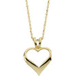 14K Gold Heart Necklace II