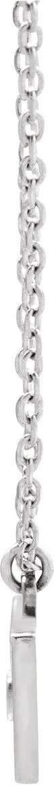 Platinum Heart Envelope Necklace - view 2