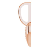 14K Gold Round Natural Diamond Heart Pendant II - Rose Gold - view 6