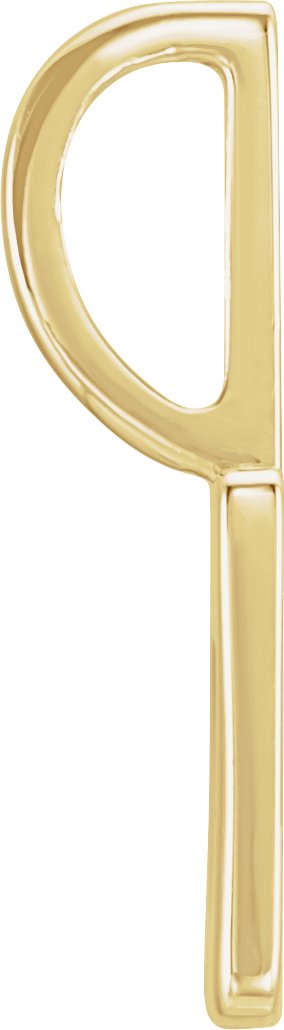 14K Gold Pierced Heart Pendant - Yellow Gold - view 2