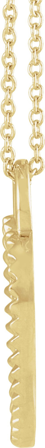 14K Gold St. Christopher Heart Medal Necklace or Pendant - Yellow Gold - view 2
