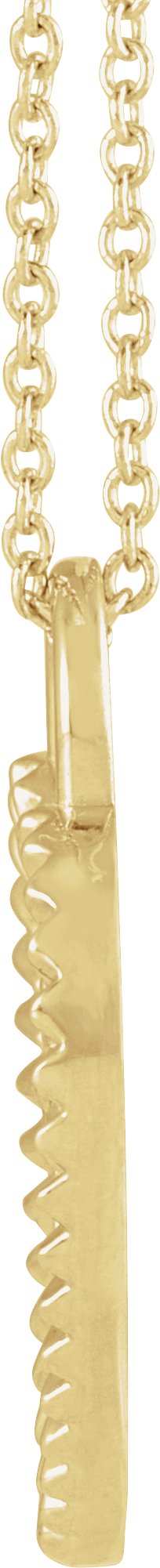 14K Gold St. Christopher Heart Medal Necklace or Pendant - Yellow Gold - view 2