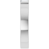 14K Gold Straight Baguette Lab-Grown Diamond Three-Stone Band - 1/5 CTW - White Gold - view 4