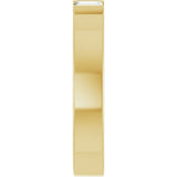 14K Gold Straight Baguette Lab-Grown Diamond Three-Stone Band - 1/5 CTW - Yellow Gold - view 4