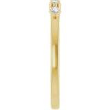 14K Gold Round Lab-Grown Diamond Anniversary Band - 1/6-1/3 CTW - Yellow Gold - view 4