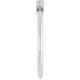 Platinum Round Natural Diamond Five-Stone Anniversary Band - 1/8-3/4 CTW - view 4
