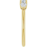 14K Gold Round Lab-Grown Diamond Anniversary Band - 3/8-1 CTW - Yellow Gold - view 9