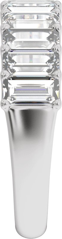 Platinum Straight Baguette Lab-Grown Diamond Anniversary Band - 2 1/4 CTW - view 4