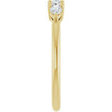 14K Gold Round Lab-Grown Diamond Anniversary Band - 3/8-1 CTW - Yellow Gold - view 9