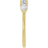 14K Gold Round Lab-Grown Diamond Anniversary Band - 3/8-1 CTW - Yellow Gold - view 9