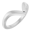 Platinum Lab-Grown Diamond Contour Band – 1.2 mm Round