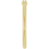 14K Gold Round Natural Diamond Three-Stone Anniversary Band - 1/6-05 CTW - Yellow Gold - view 4