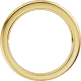 14K Gold Round Lab-Grown Diamond Five-Stone Celestial Anniversary Band - 1/10 CTW - Yellow Gold - view 2