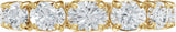 14K Gold Oval Lab-Grown Diamond Accented Anniversary Band - 1 7/8 CTW - Yellow Gold - view 3