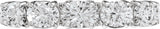Platinum Oval Lab-Grown Diamond Accented Anniversary Band - 1 7/8 CTW - view 3